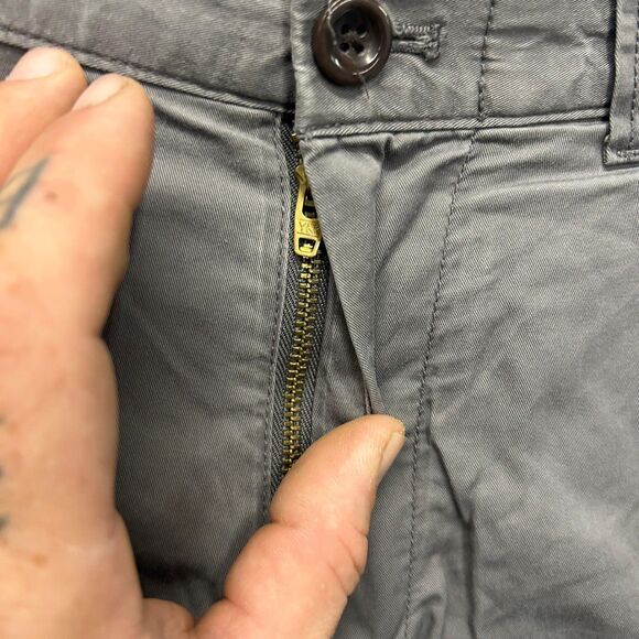 J.Crew Varick Shorts Men's Size W30 / Inseam 5in Gray Stretch Slash Pockets - Picture 2 of 7